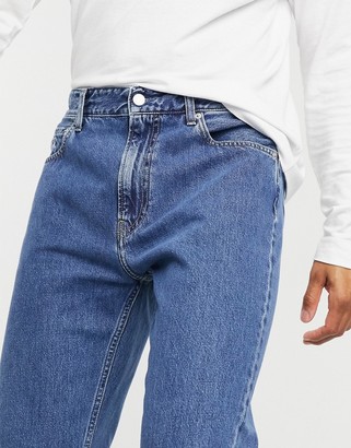Calvin Klein Jeans dad fit jeans in mid wash