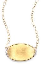 Thumbnail for your product : Marco Bicego Lunaria Diamond & 18K Yellow Gold Pendant Necklace