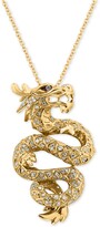 Thumbnail for your product : Effy Diamond Dragon Pendant Necklace (5/8 ct. t.w.) in 14k Gold