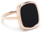 Thumbnail for your product : ginette_ny 18kt Rose Gold Onyx Ring