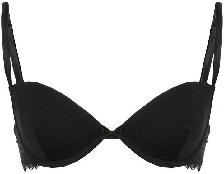 Fleur Du Mal Moulded Cup Organic Cotton Demi Bra ShopStyle