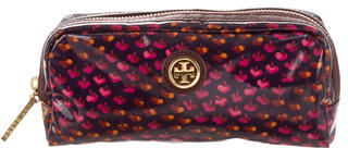 Tory Burch Printed Coated Canvas Cosmetic Bag