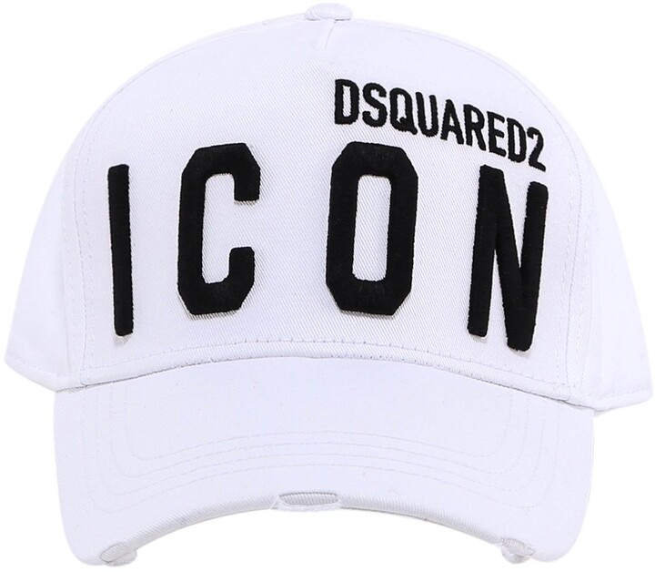 DSQUARED2 White Men's Hats on Sale with Cash Back | Shop the world's  largest collection of fashion | ShopStyle