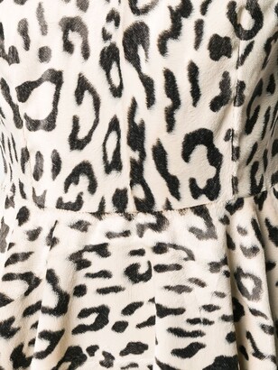 Dolce & Gabbana Leopard Print Mini Dress