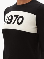 Thumbnail for your product : Bella Freud 1970-intarsia Wool Sweater - Black