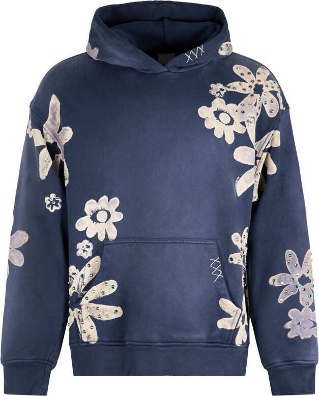 Alchemist Embellished Floral Hoodie