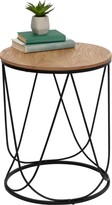 Thumbnail for your product : Honey-Can-Do Round Side Table With Natural Top