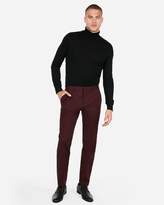 Thumbnail for your product : Express Classic Burgundy Stretch Cotton-Blend Suit Pant