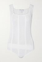 Thumbnail for your product : Bottega Veneta Knitted Bodysuit - White
