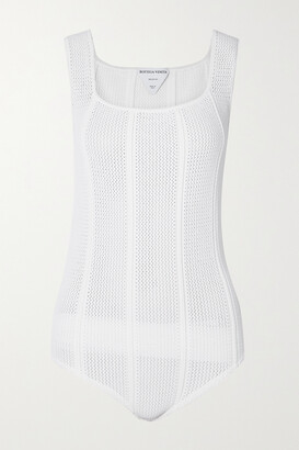 Bottega Veneta Knitted Bodysuit - White