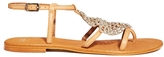 Thumbnail for your product : ASOS FLOOD LIGHT Leather Flat Sandals