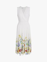 Thumbnail for your product : Hobbs Summer Floral Print Midi Dress, Ivory/Multi