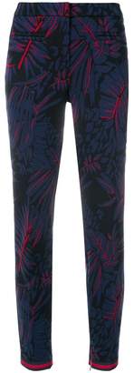 Cambio floral embroidered tailored trousers