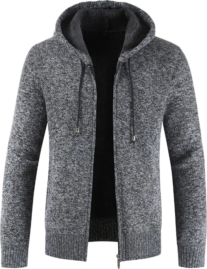 mens fleece lined jumpers