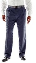 Thumbnail for your product : JCPenney Stafford® Travel Pleated Trousers - Big & Tall