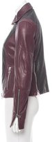 Thumbnail for your product : Vince Long Sleeve Leather Jacket