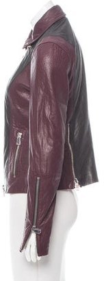 Vince Long Sleeve Leather Jacket