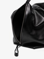 Thumbnail for your product : Jil Sander Black Crush Leather Shoulder Bag