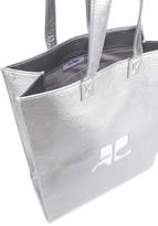 Thumbnail for your product : Courreges logo metallic tote