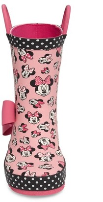 Western Chief Toddler Girl's Disney Minnie Mouse Waterproof Rain Boot