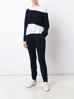 Thumbnail for your product : Baja East drawstring ribbed sweatpants - women - Cashmere - 2