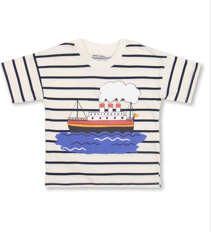 Mini Rodini Striped Crewneck T-Shirt