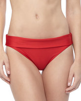 Thumbnail for your product : Luxe by Lisa Vogel Fold-Over Swim Bottom, Lipstick