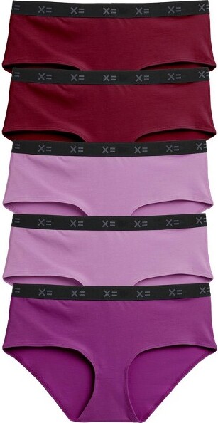 Women's Cotton Stretch Bikini Underwear - Auden™ Lilac Purple XL