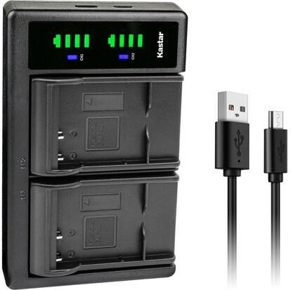 Kastar LTD2 USB Battery Charger Replacement for HP V5060, V5060H, V5061, V5061U, V556, V556AU, V5560, V5560U, V5560AU, HP D3500, HP SKL-60, Benq...