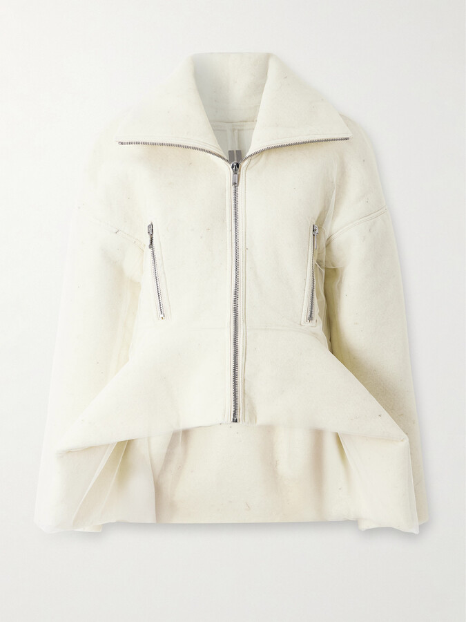 Rick Owens Wool Jacket - Off-white