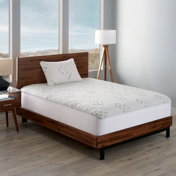 Ella Jayne BambooPillowandTopperBeddingBundle-TwinXL