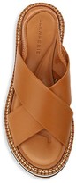 Thumbnail for your product : Clergerie Freedom Leather Flatform Slingback Sandals