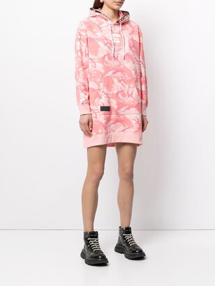 AAPE BY *A BATHING APE® Graphic-Print Hooded Short Dress