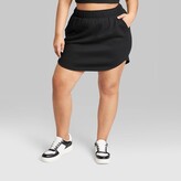 Thumbnail for your product : Wild Fable Women' Fleece Mini Skirt Light Brown 4X