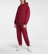 Thumbnail for your product : Reebok x Victoria Beckham Logo cotton jersey hoodie