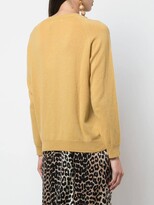 Thumbnail for your product : ALEXANDRA GOLOVANOFF Classic Crewneck Sweater Yellow