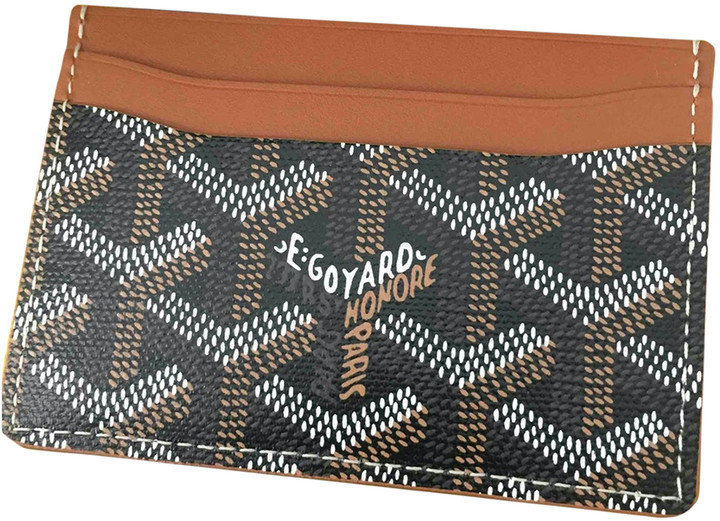 Goyard Saint Sulpice Black Leather Purses, wallets & cases