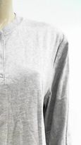 Thumbnail for your product : Lands' End Lands End NEW Womens M Shirt Top Pull Over Henley Solid Gray Casual CHOP 3PHNz1
