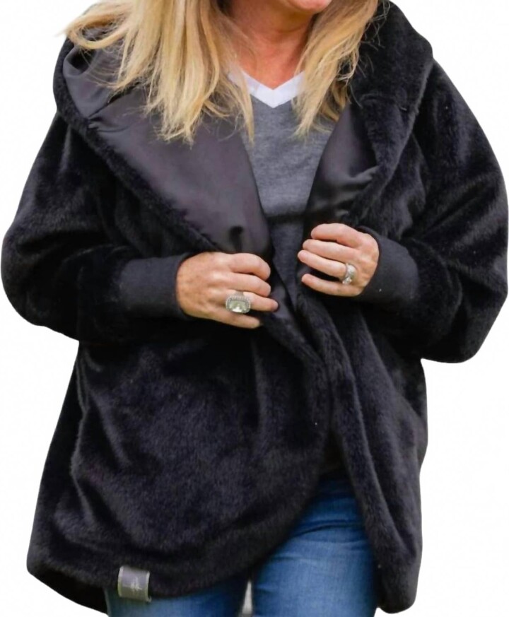 pretty rugged Ts Luxe Cardigan In Black