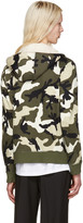Thumbnail for your product : Valentino Green New Camo Zip Hoodie
