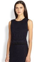 Thumbnail for your product : A.L.C. Maxwell Knit Lace-Patterned Top