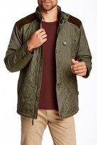 Thumbnail for your product : Tumi Leather Trim Quilted Jacket