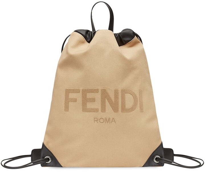 fendi drawstring backpack