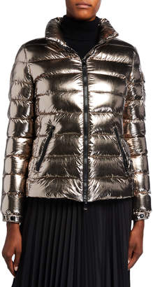 moncler fitted puffer jacket