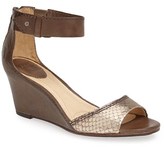 Thumbnail for your product : Frye 'Carol' Back Zip Leather Wedge Sandal