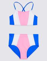Thumbnail for your product : Marks and Spencer Bikini Set with Sun Safe UPF50+ (5-16 Years)