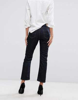 Diesel Reen Mid Rise Straight Mom Jeans