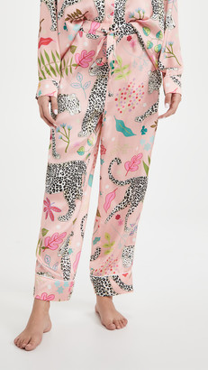 Karen Mabon Snow Leopard Long Pajama Set