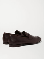 Thumbnail for your product : Dunhill Textured-Leather Penny Loafers
