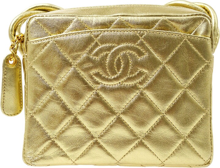 Camera leather clutch bag Chanel Brown in Leather - 34836429